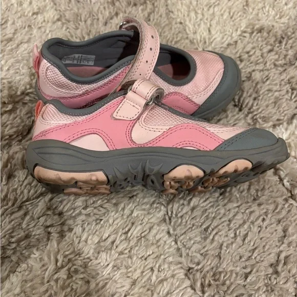Lands End Pink Breeze and Grey Trekker Mary Jane’s girls​​​​ - Picture 6 of 9
